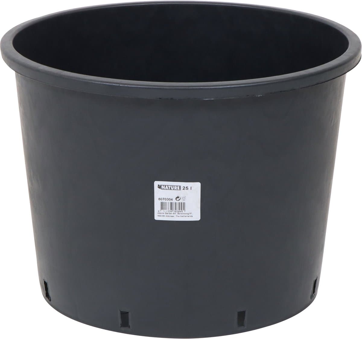 Nature Ritzi container 25l H27,5xØ38,5cm met afwateringsopeningen - Plantencontainer