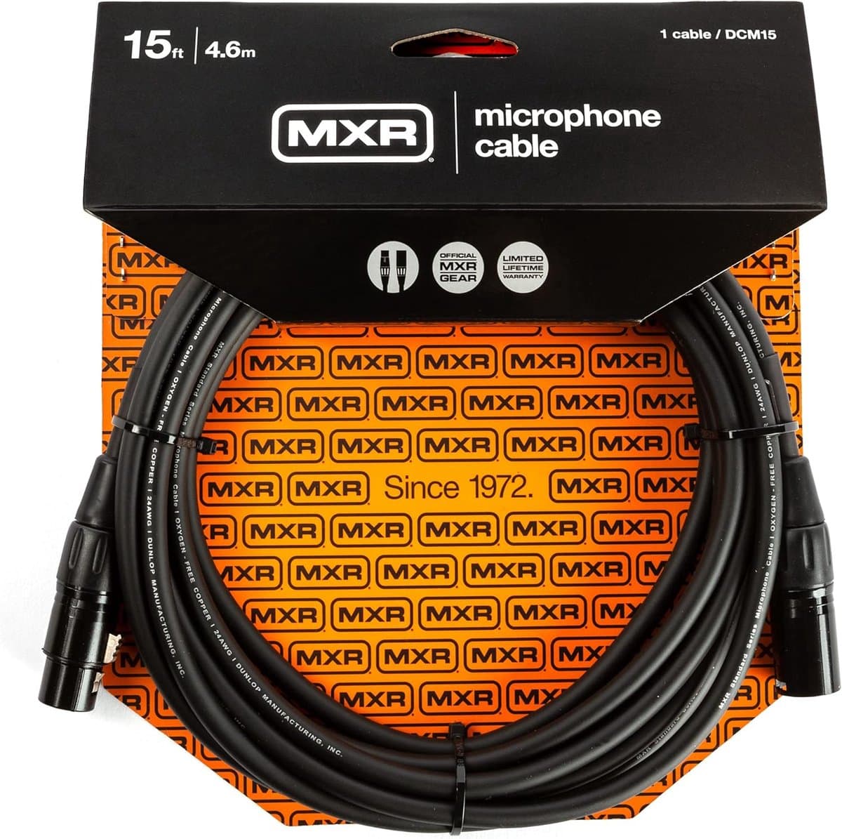 Jim Dunlop DCM15 Microphone Cable – 4,6 meter (15 ft)
