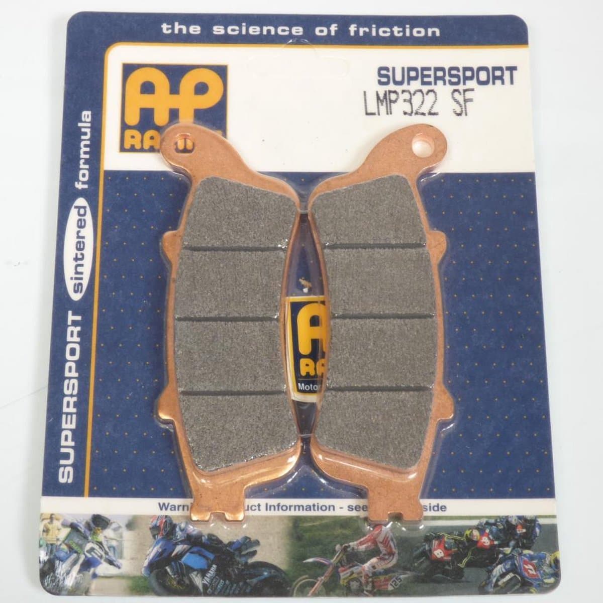 ap racing remblok voor honda 250 pantheon scooter 1998 tot 2000 lmp322sf nieuw