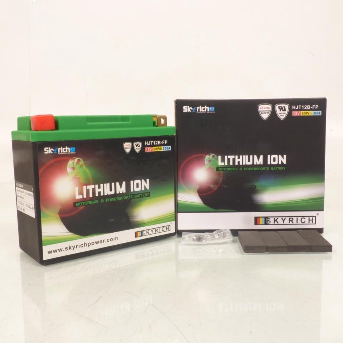 lithium skyrich voor moto ducati 803 scrambler vol gas 2015 à 2016 yt12b-bs / hjt12b-fp-s / 12v 4.8ah neuf
