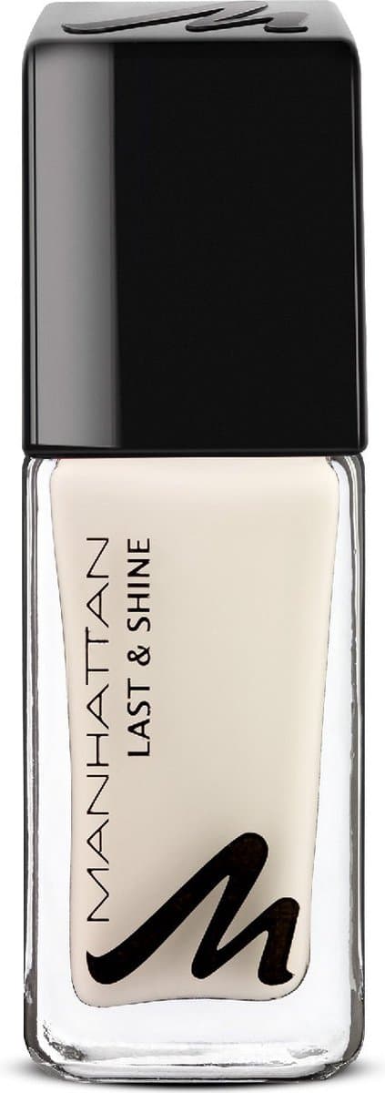 Manhattan Last & Shine Nail Polish 010 Paint It White - 10 ml