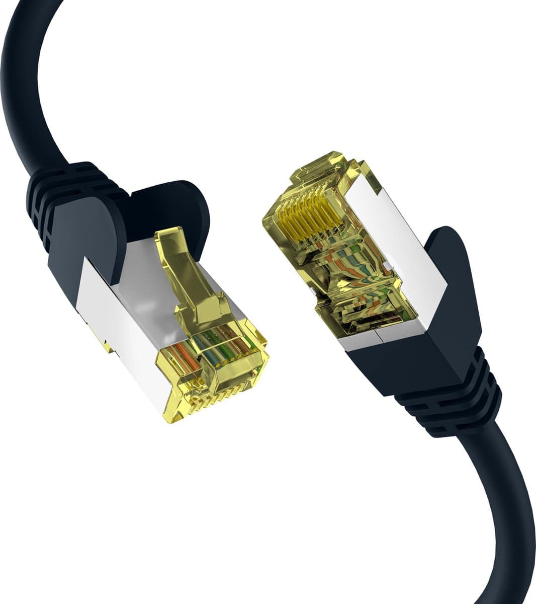 EFB-Elektronik CAT6a BLACK 2m patchkabel S/FTP PIMF