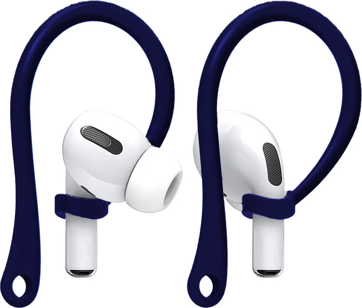 Ibley EarLoop Sport hooks blauw voor Apple AirPods Pro 1/2 & AirPods 3/4 - Oorhaken - Siliconen sport haken - Geschikt voor AirPods Pro 1/2 en Apple AirPods 3/4 - Set van 2