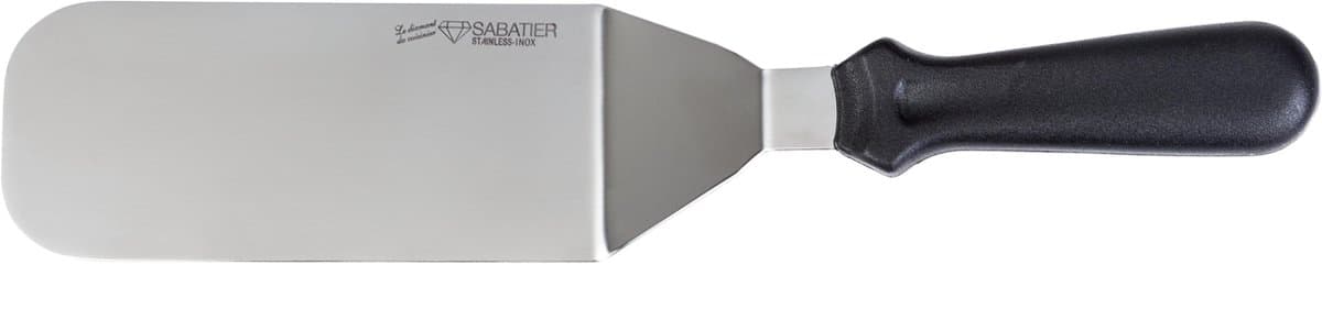Diamant Sabatier bakspaan - 25cm - RVS/PP kunststof - op skinkaart