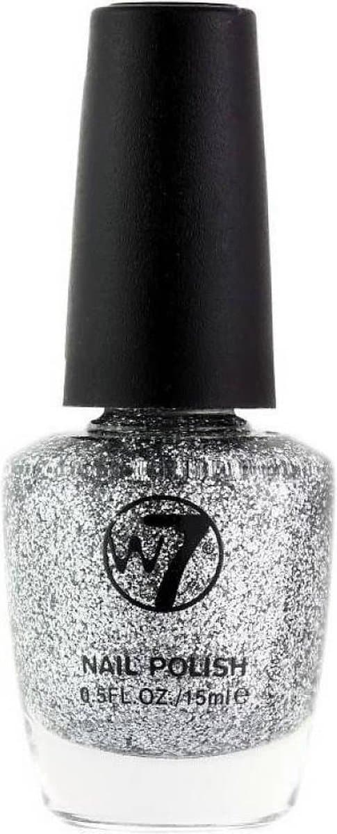W7 Nagellak - nr. 5 Silver Dazzle 15 ml