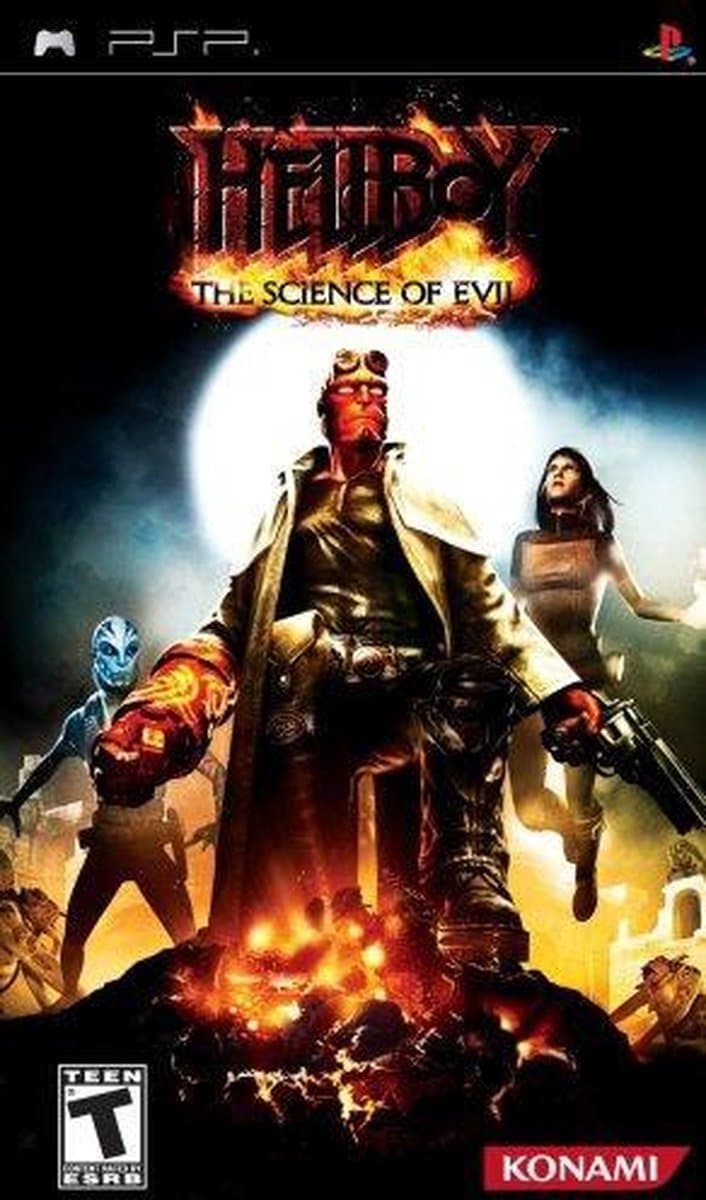 Konami Hellboy: The Science Of Evil, PSP, PlayStation Portable (PSP), Multiplayer modus, T (Tiener)