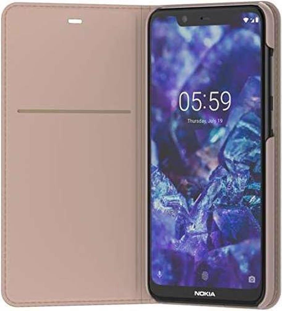 Nokia 5.1 Plus Entertainment Flip Cover - Cream