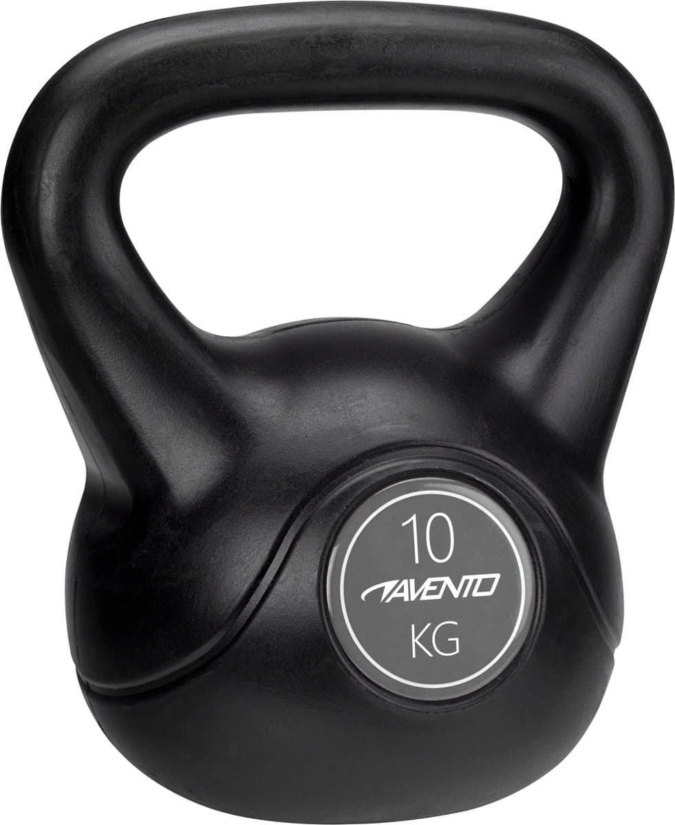 Avento Kettlebell - 10 kg - Zwart