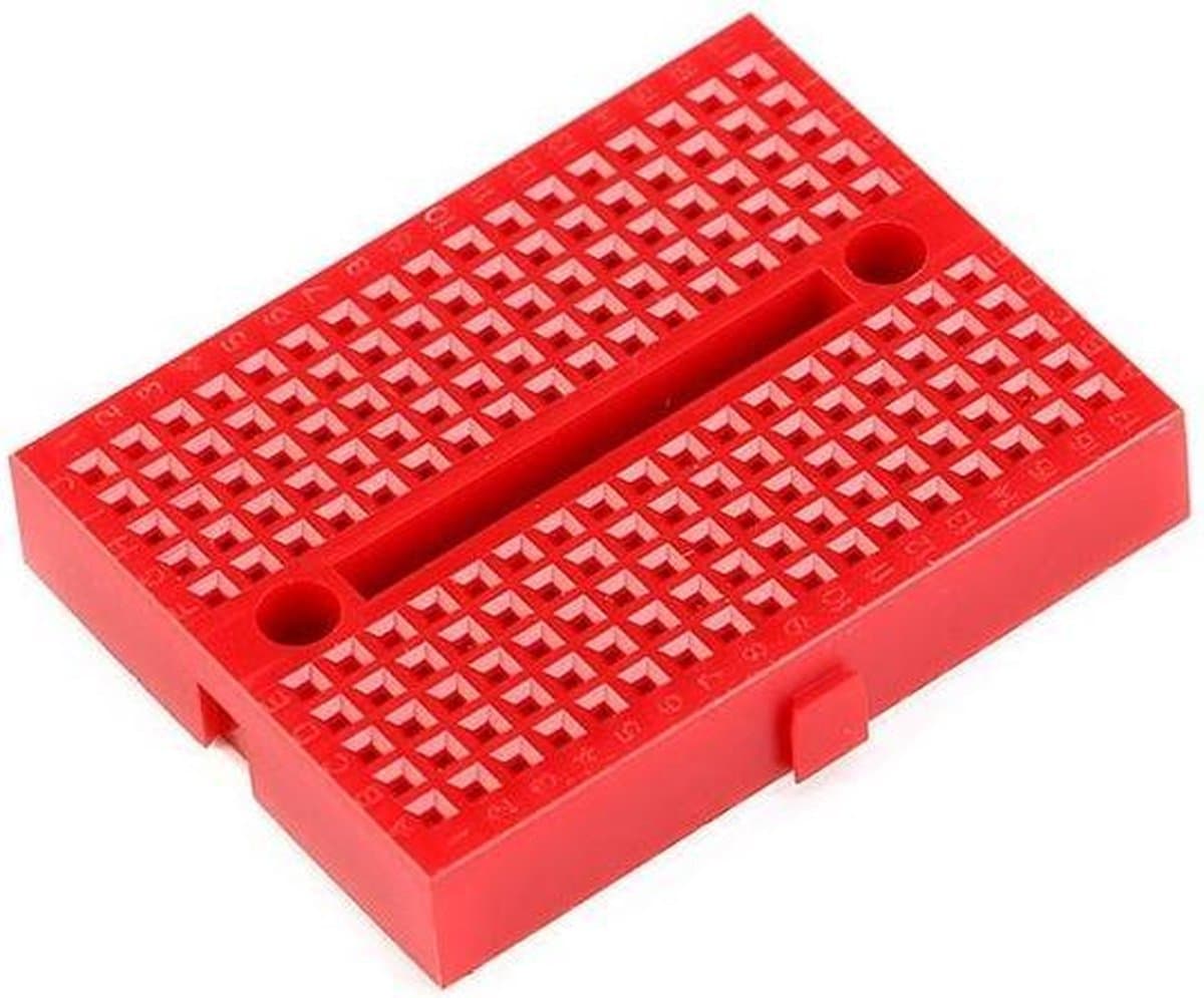 Breadboard 170 contactpunten - Arduino Compatible - Rood