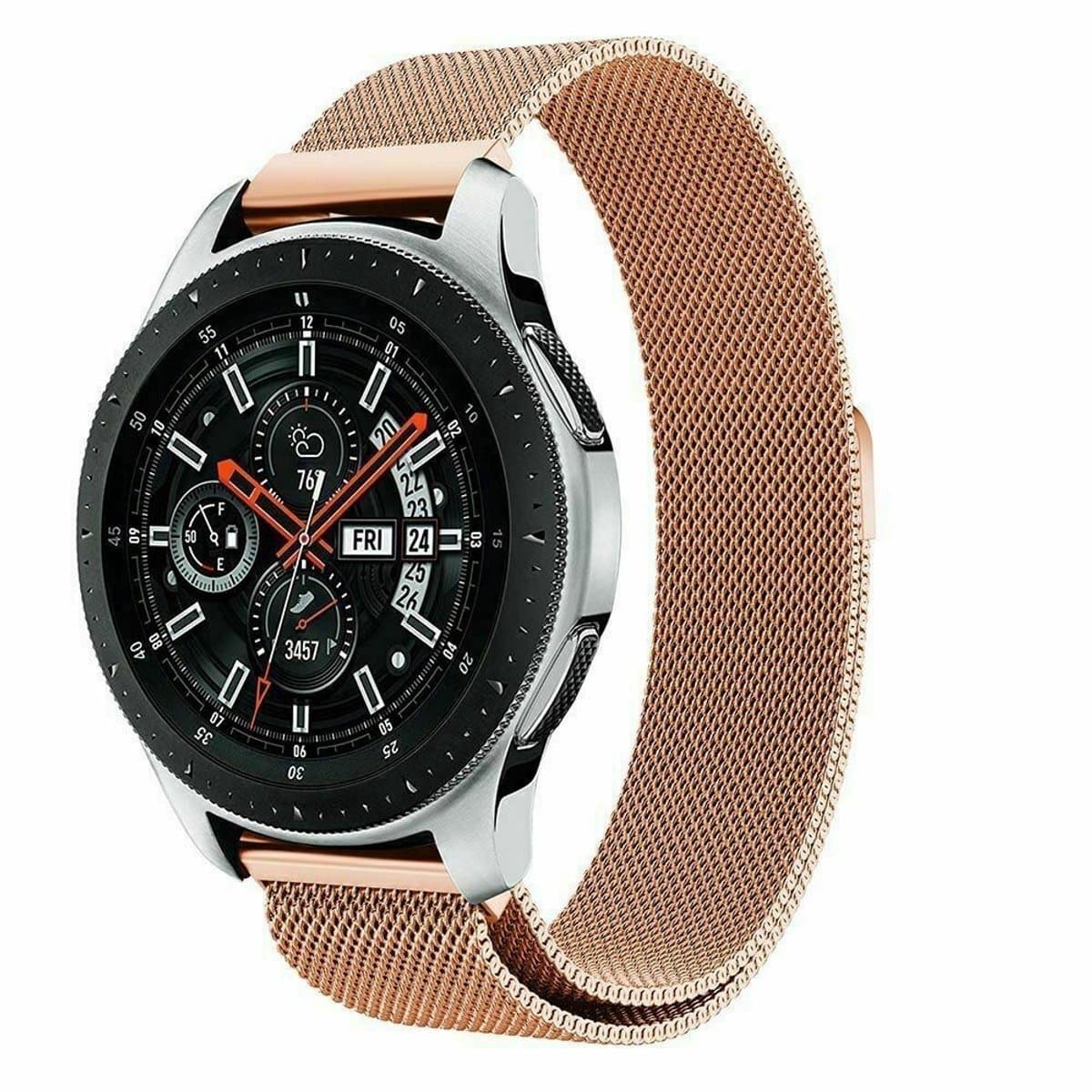 geschikt voor Samsung Galaxy Watch Milanese band - rosé goud - 41mm / 42mm