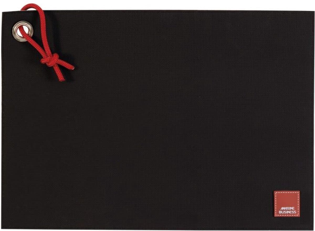 Marine Business Set (2 stuks) Waterproof Placemats Black