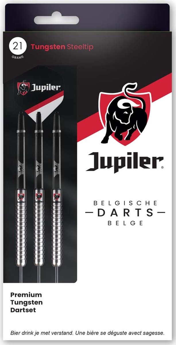 Jupiler Black & Silver 80% - Dartpijlen