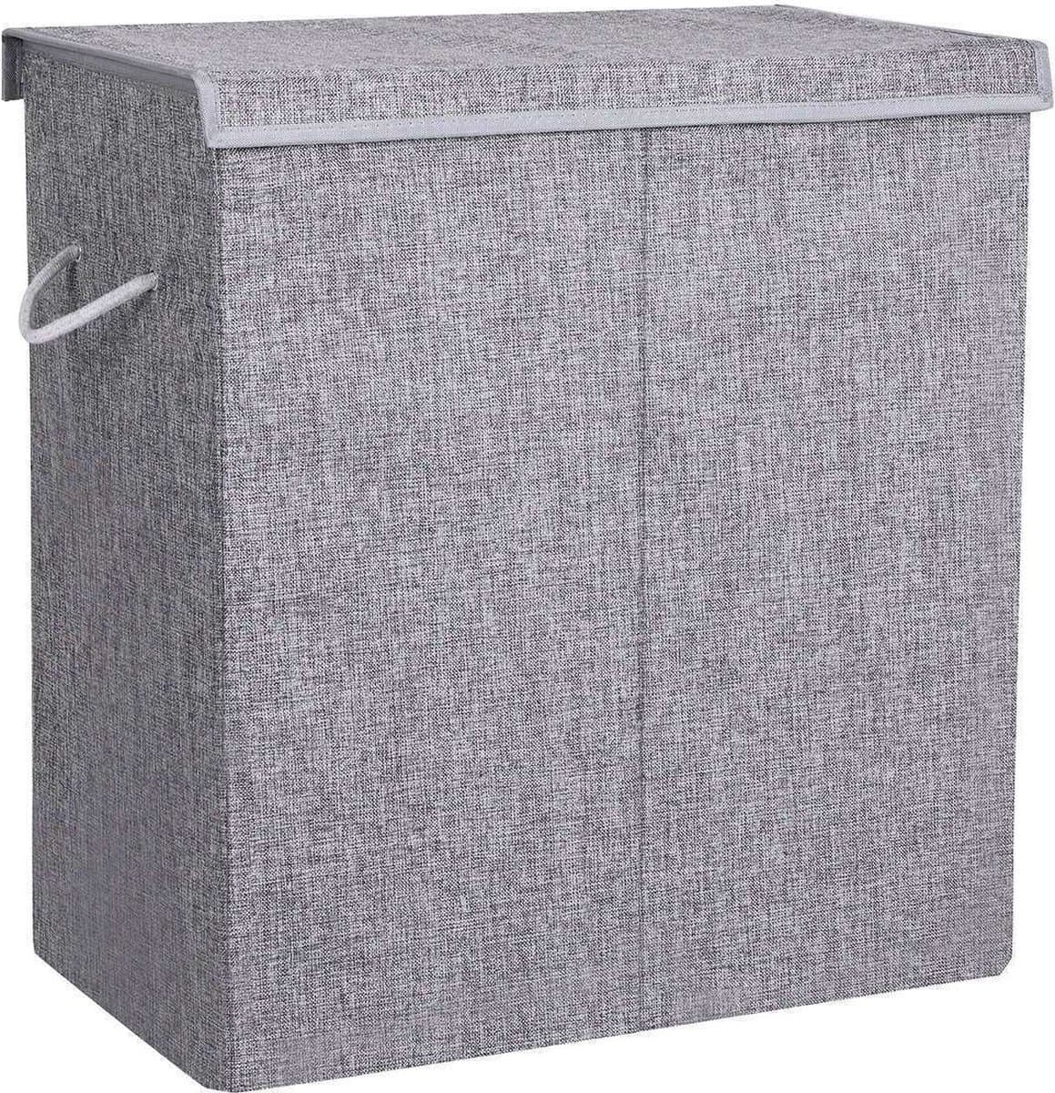 Wasmand - Waskist - Wasmanden - Kledingmand - Klerenmand - Kledingopslag - 142L - Grijs