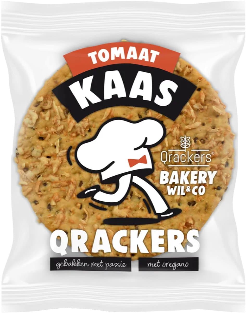 Qrackers Bakery Wil & Co Kaas & Tomaat 46GR