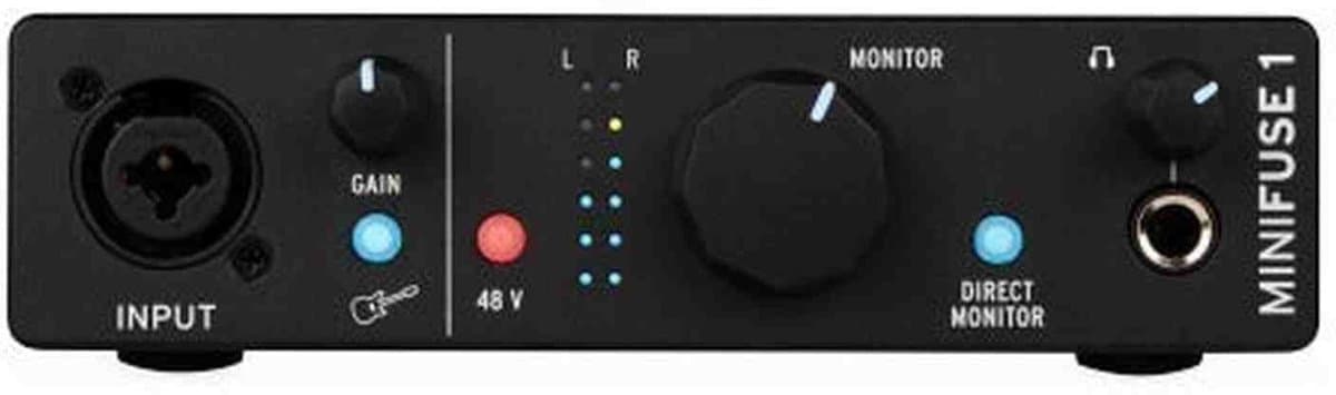 Arturia MiniFuse 1 Black - USB audio interface - zwart