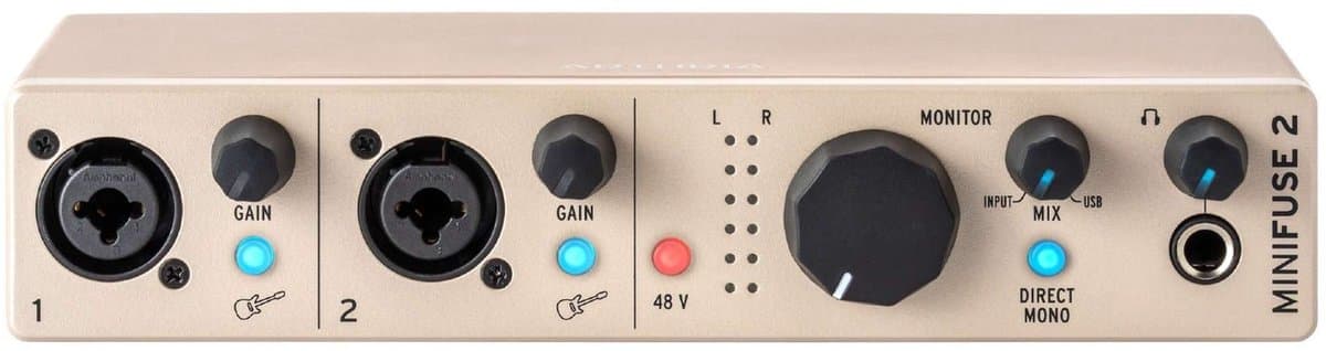 Arturia MiniFuse 2 Champagne - USB audio interface, Champagne