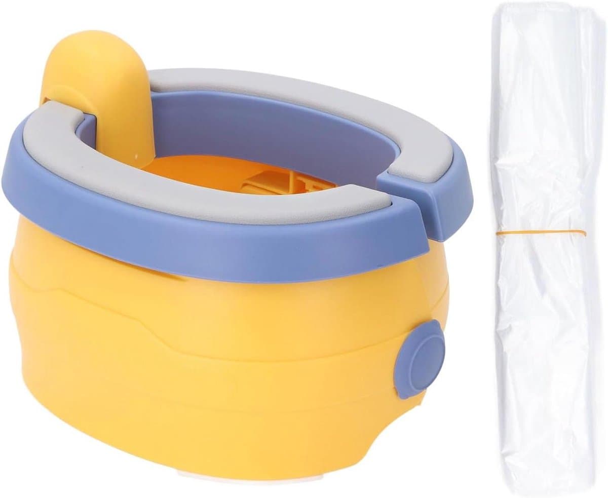Opvouwbaar Reispotje - Draagbaar Toilet Peuters - Zindelijkheidstraining Buiten - Lichtgewicht Comfortabel Ergonomisch - 25 x 19 x 14 cm