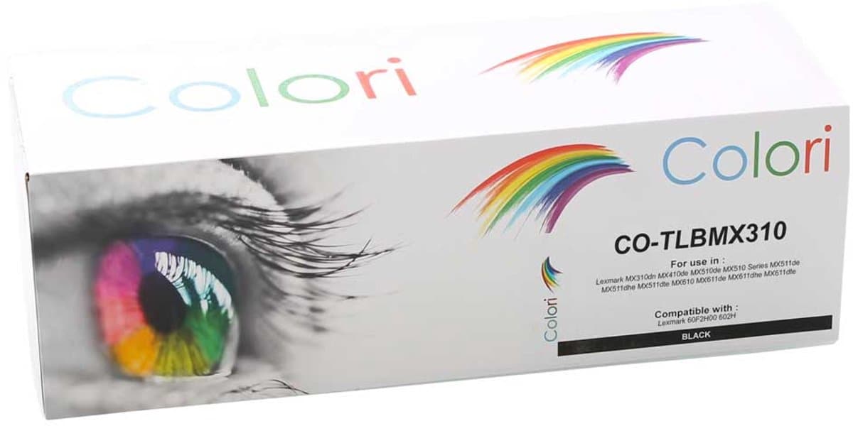 Colori huismerk toner 10000 paginas geschikt voor Lexmark MX310 MX310dn MX410 MX410de MX510 MX510de MX511 MX511de MX511dhe MX511dte MX610 MX611 MX611de MX611dhe MX611dte 60F2H00 602H