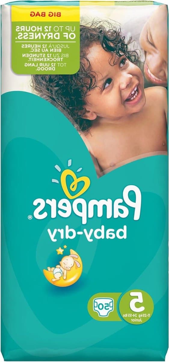 Baby Luiers - Pampers Junior - Droog Blijven - Micro Beads Absorptie - 100 Stuks - Wit