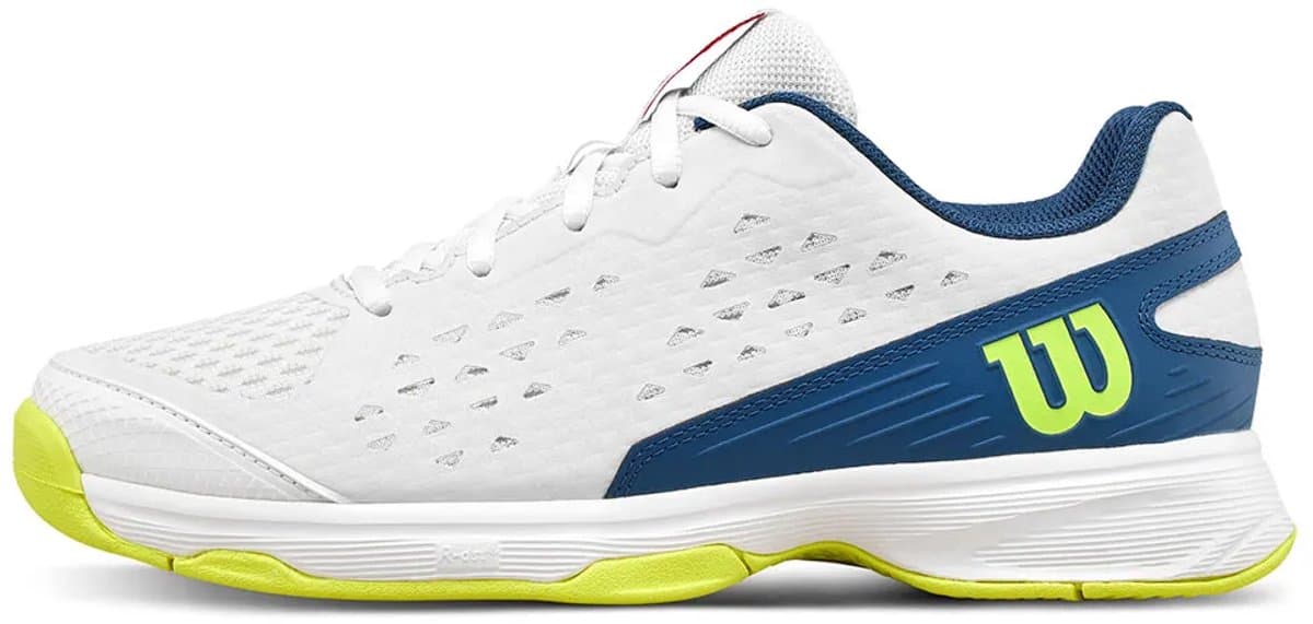 Wilson Rush Pro L Jr Allcourt Schoenen Wit EU 35 1/3 Kinderen