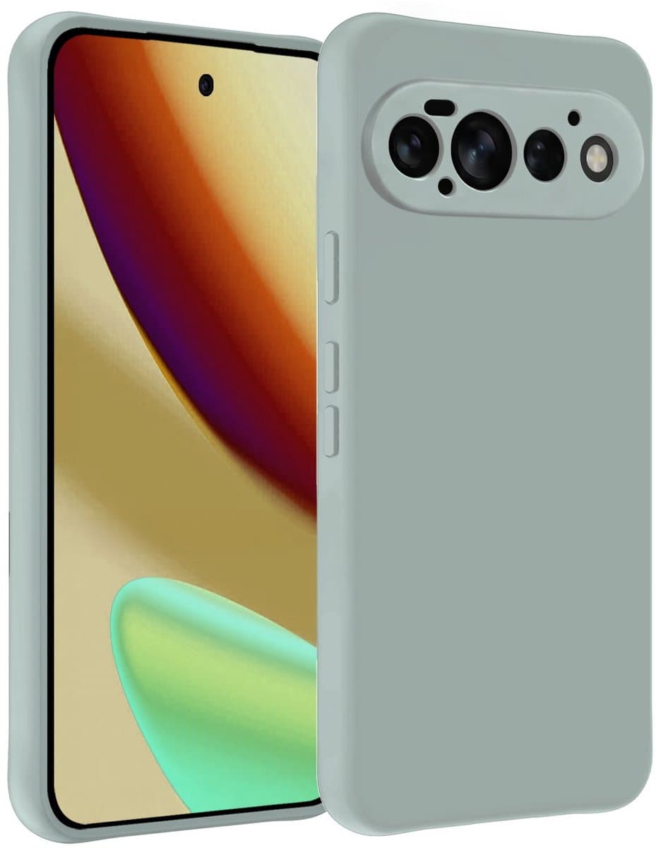 Hoesje - Geschikt voor Google Pixel 11 Pro - Sterk & Shockproof - Hoes Cover - Siliconen Case - Telefoonhoesjes - Lichtblauw