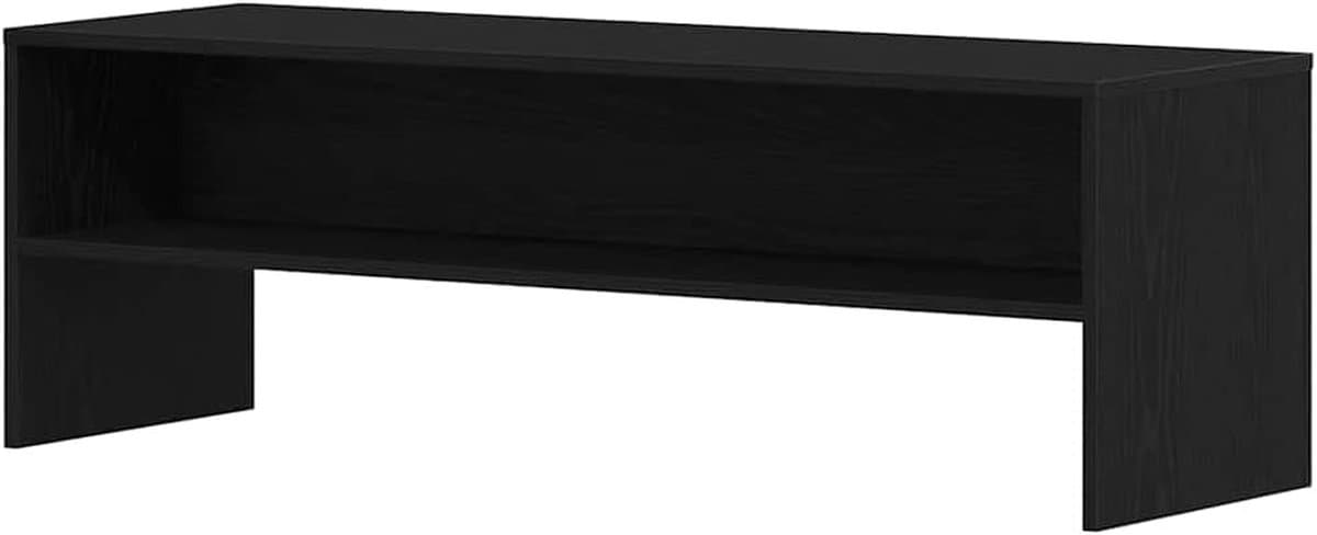 TV meubel - Dressoir kast - Media opbergen - Veel opbergruimte - 120 cm breed - Zwart eiken