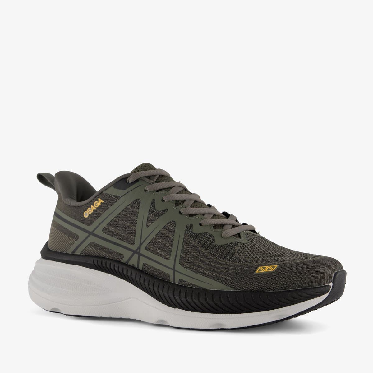 Osaga Zeus heren hardloopschoenen groen - Maat 42 - Uitneembare zool