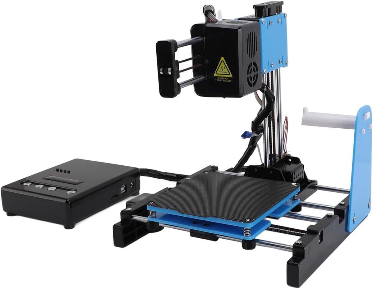 3D Printer - Desktop Printer - Doe-het-zelf Projecten - Verwijderbaar Magnetisch Platform - ca. 100x100x100 mm - Zwart