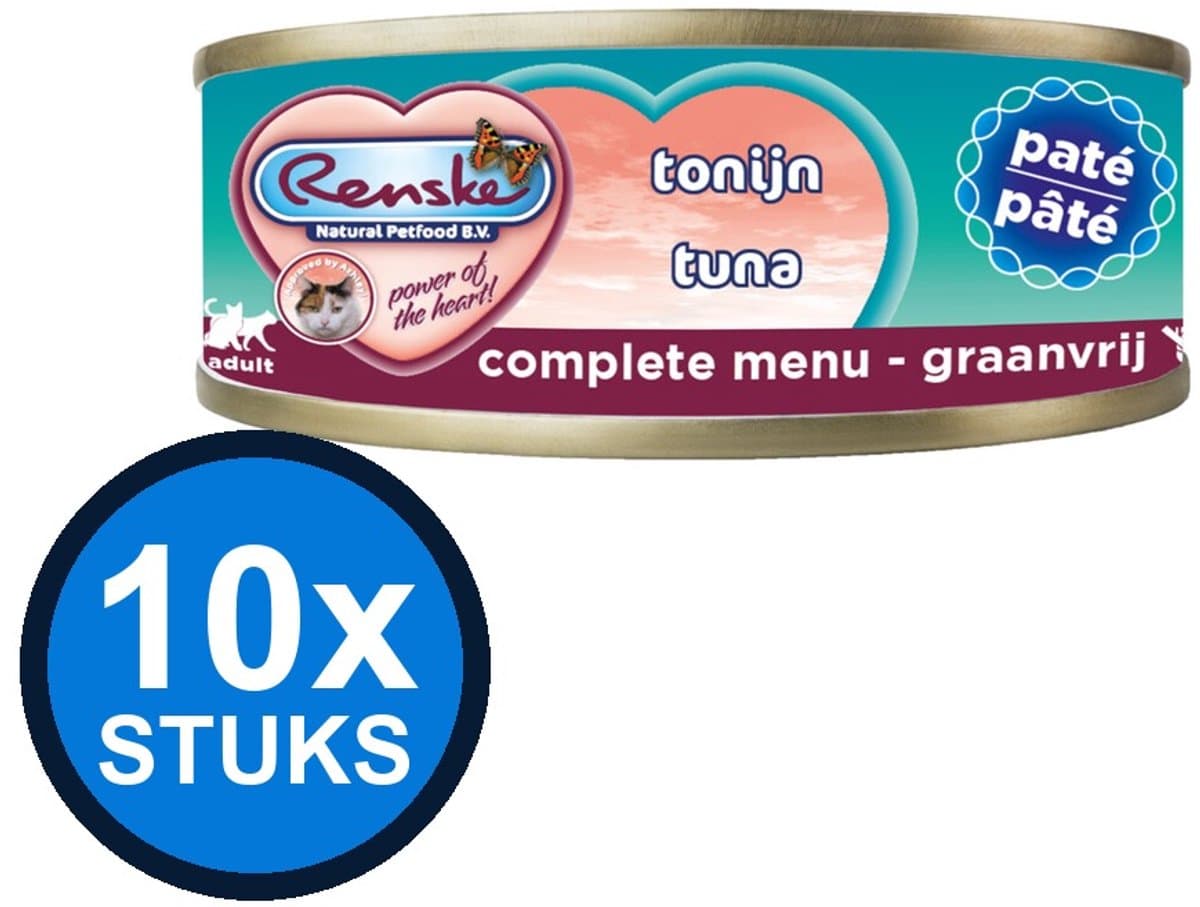10x Renske vers kat paté tonijn 70gr