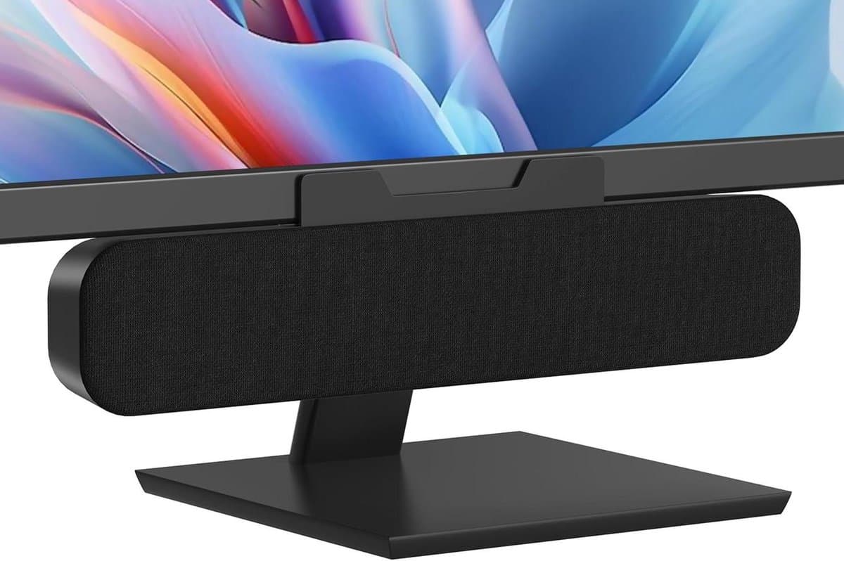 PC Luidspreker - Mini Soundbar - Computer Geluid - Clip-on Ontwerp - N.v.t. - Zwart