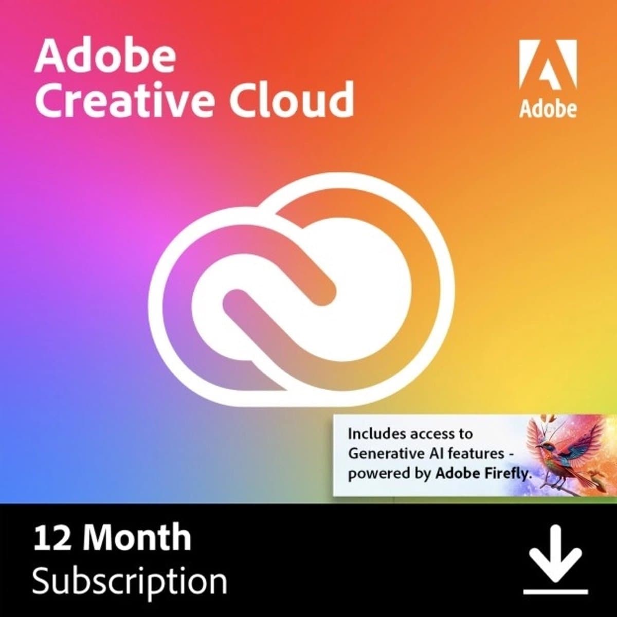 Adobe Creative Cloud Pro Individual - Jaarabonnement - 1 apparaat - PC/Mac - Digitale download