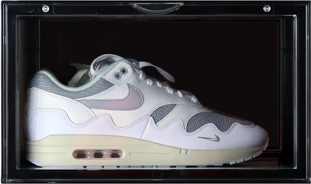 SneakerStack® Sneakerbox Zwart – 1 Pack – Stofvrij & Stapelbaar – Schoenenbox – Beschermt tegen Stof & Vocht
