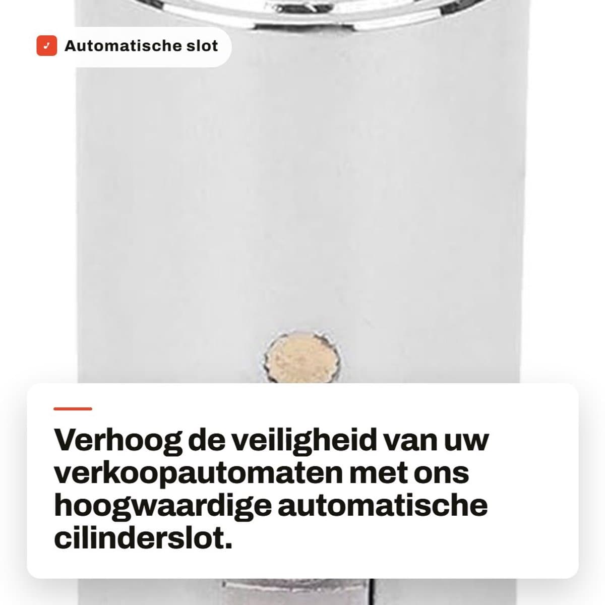 Dailygoods- Cilinderslot met 3 Sleutels - Deurslot - Vending Machine Slot - Zinklegering - Veiligheidscilinder - Duurzaam en Betrouwbaar - Vergrendeling