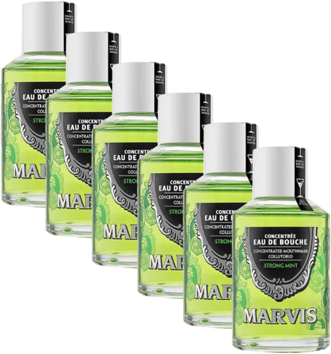 Marvis Mondwater Strong Mint - 6 x 120 ml