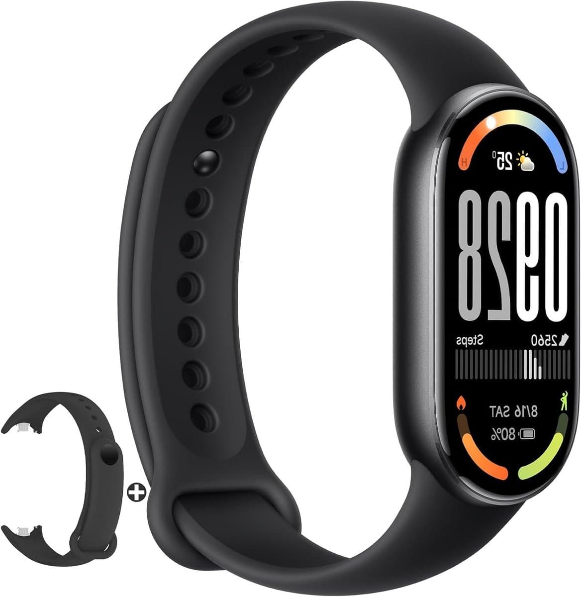 Smart Activity Tracker - Fitness Armband - Gezondheid Monitoren - 21 Dagen Batterij - 172 Inch Scherm - Zwart