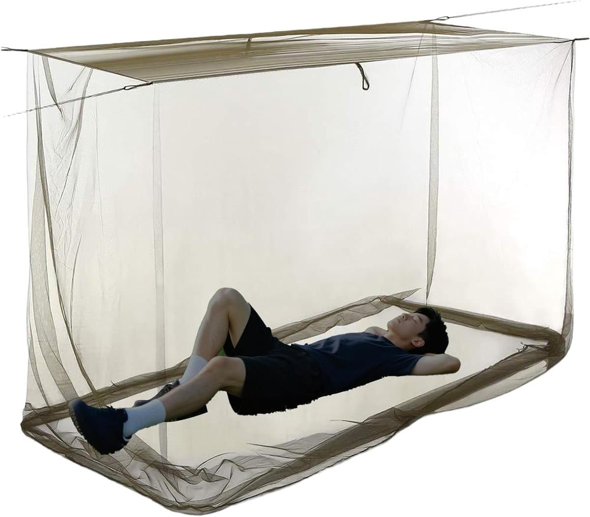 Vliegnet Voor Kamperen - Reis Mottennet - Bescherming Buiten - Fijne Mesh-build - 38L x 13B cm - Veelkleurig