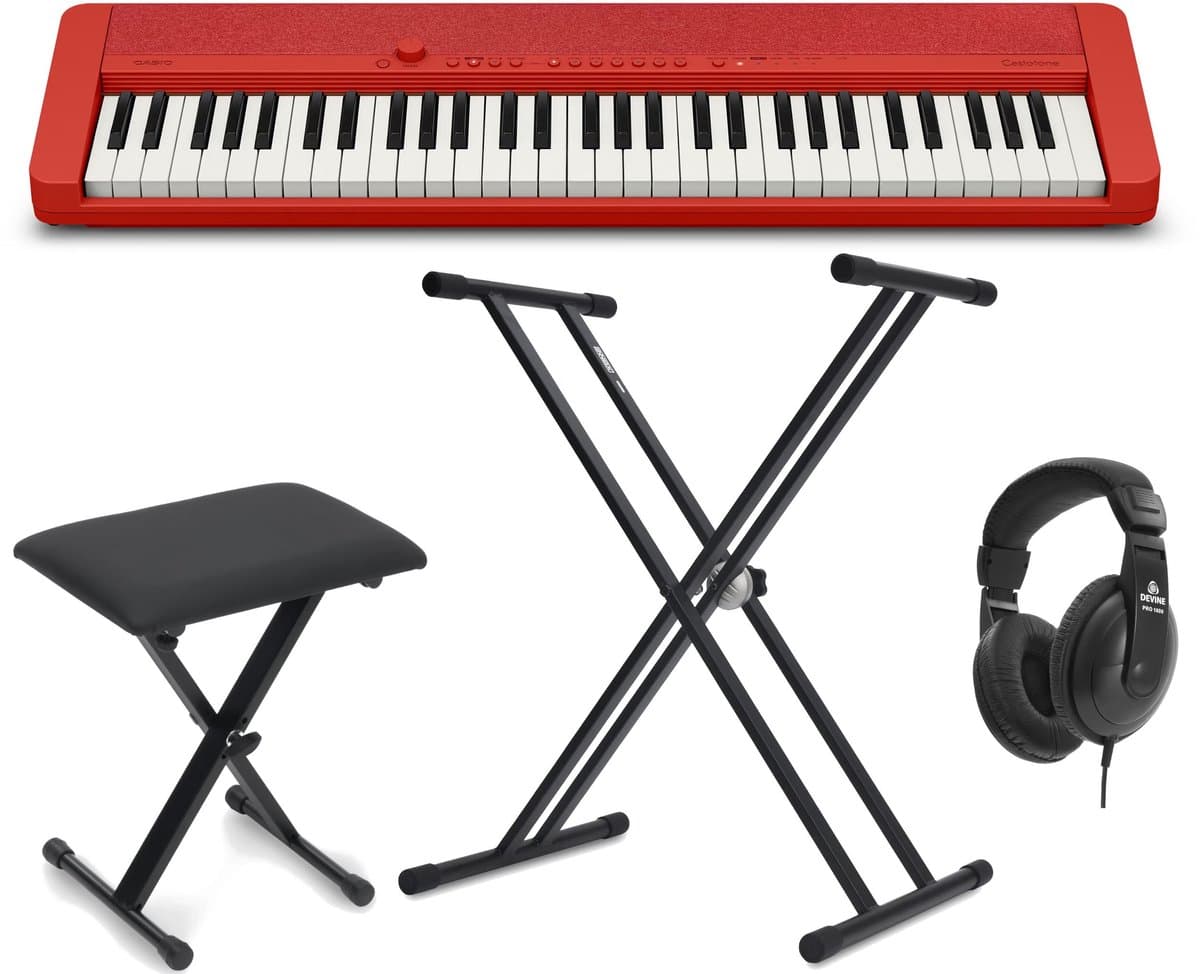 Casio CT-S1 RD Casiotone keyboard starterset Basic