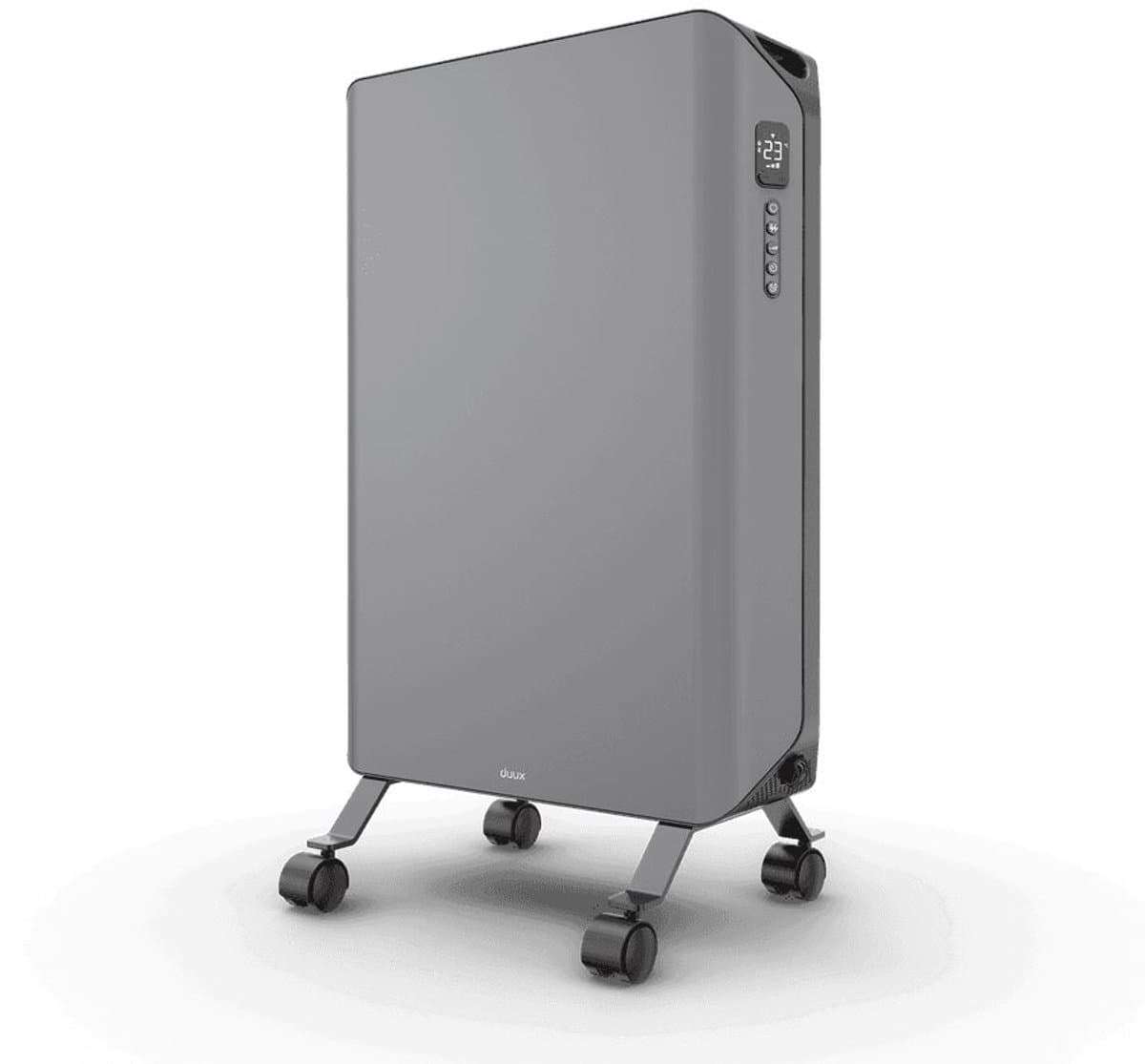 Duux Edge DXOH11 Oil - Smart Olieradiator met Thermostaat - 1500W Olie gevulde Radiator - grijs