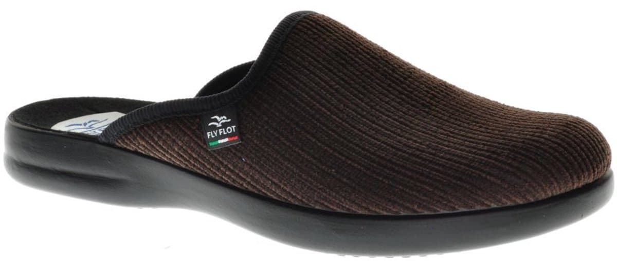 Fly Flot Pantoffels Bruin Heren maat 41