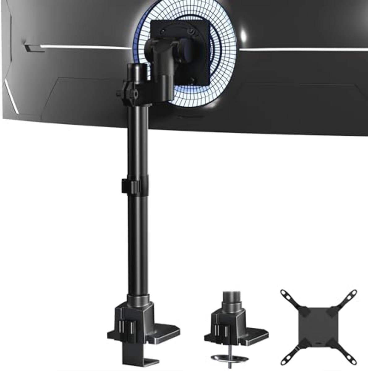 Verstelbare Monitorarm voor Ultrawide Schermen 24-57 inch - Zwart