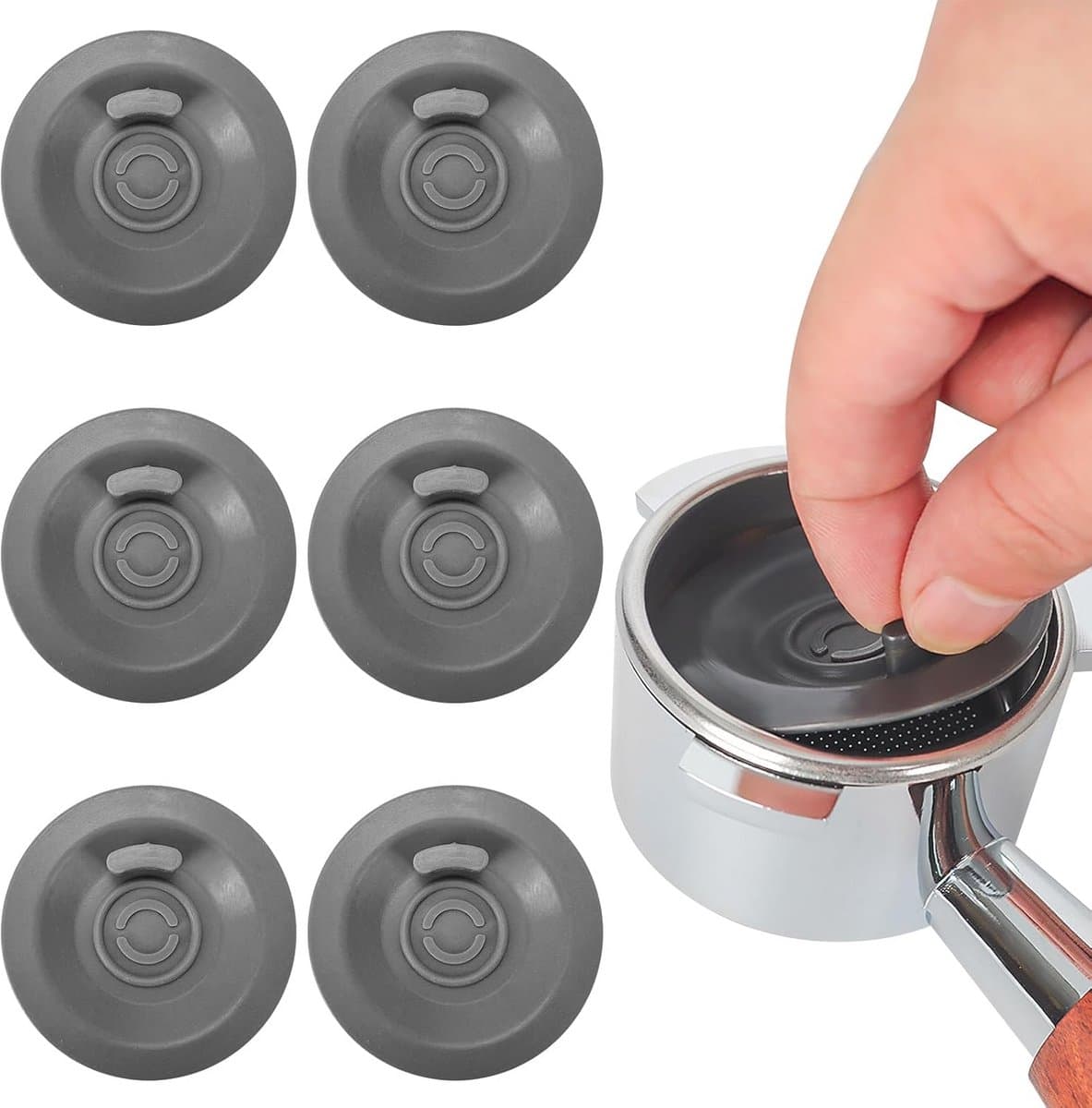 Espresso Backflush Reinigingsschijf - Siliconen Reinigingstabletten 54mm voor Koffiezetapparaten