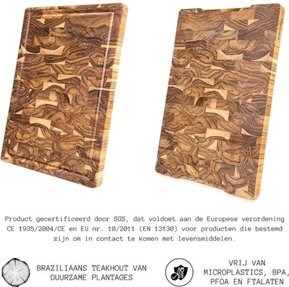 Snijplank Hout - Hakblok - Snijplanken - Bruin