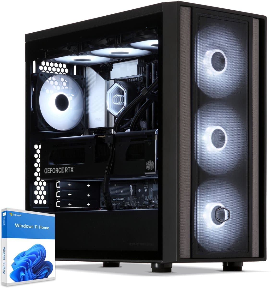 Sedatech Pro Gaming PC Waterkoeling Performance ATX • Intel i7-14700KF 20x 3.4GHz • Geforce RTX5090 • 32Gb DDR5 • 2Tb SSD M.2 • WiFi • Bluetooth, USB C • Windows 11 • Desktop computer