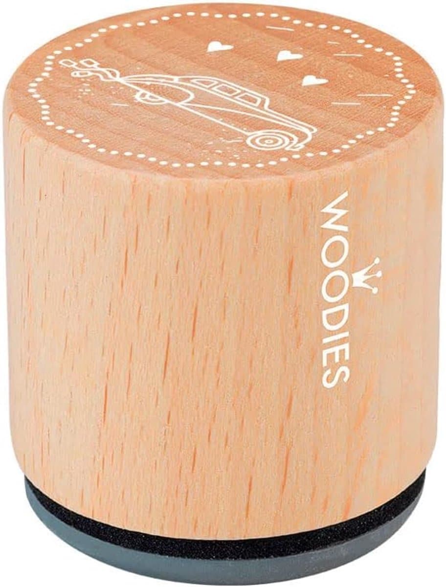 Houtstempel Bruiloft - Decoratieve Stempel - Kaarten Maken - Sedan Ontwerp - 34 x 34 x 35 cm