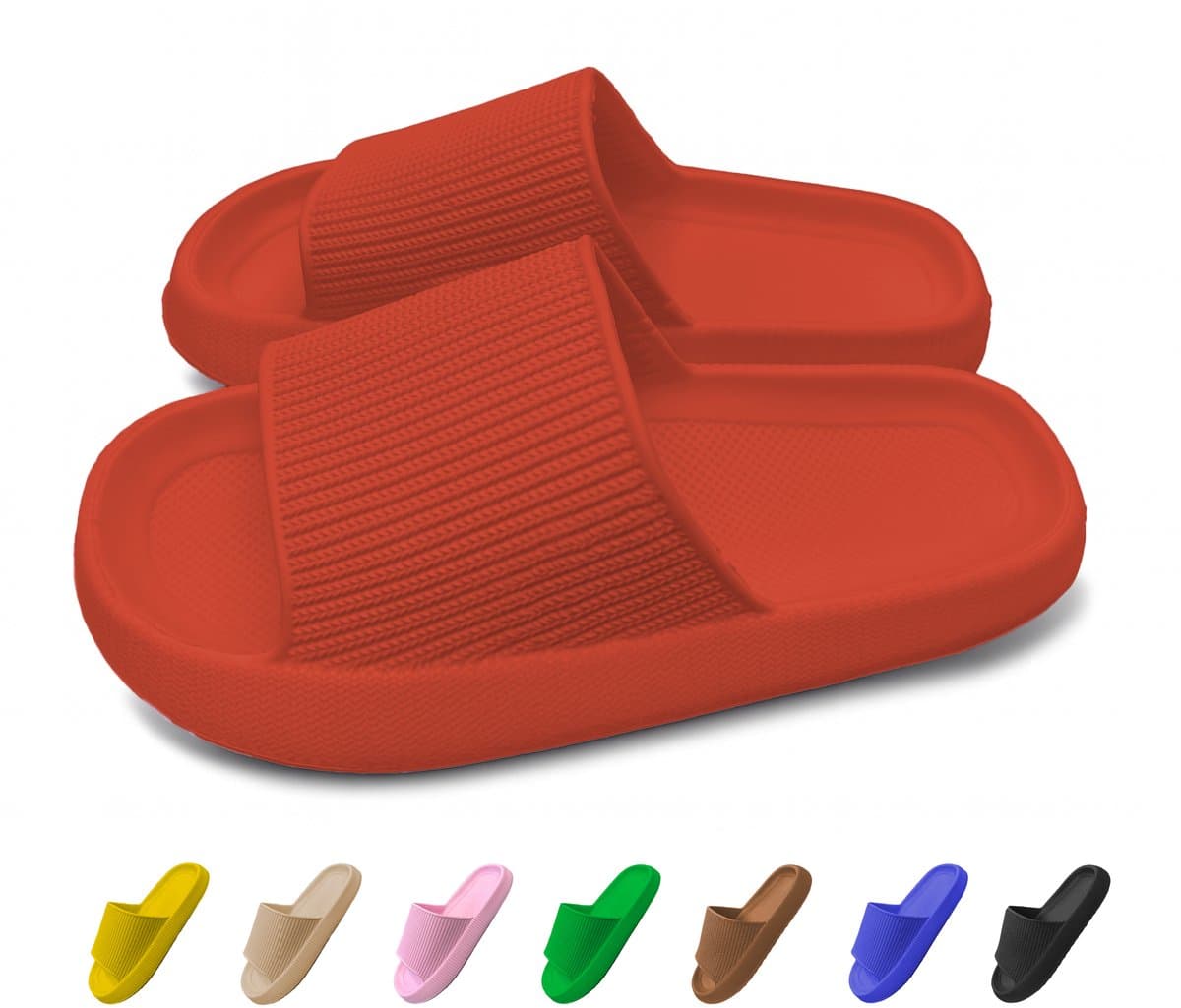 Zomer Badslipper 41-42 Rood (1 paar)