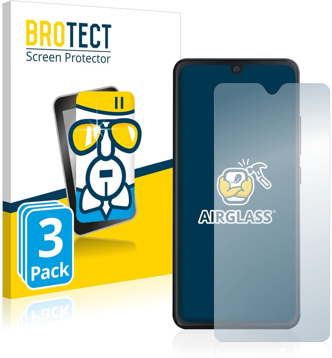 Screenprotector 3 Stuks voor Cubot Note 7 Beschermglas transparant