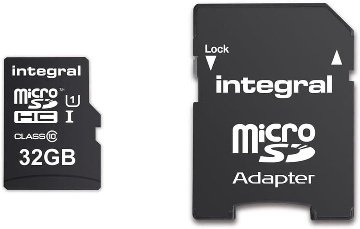 32GB microSDHC geheugenkaart Class 10 UHS-I voor Smartphone, Tablet en Camera