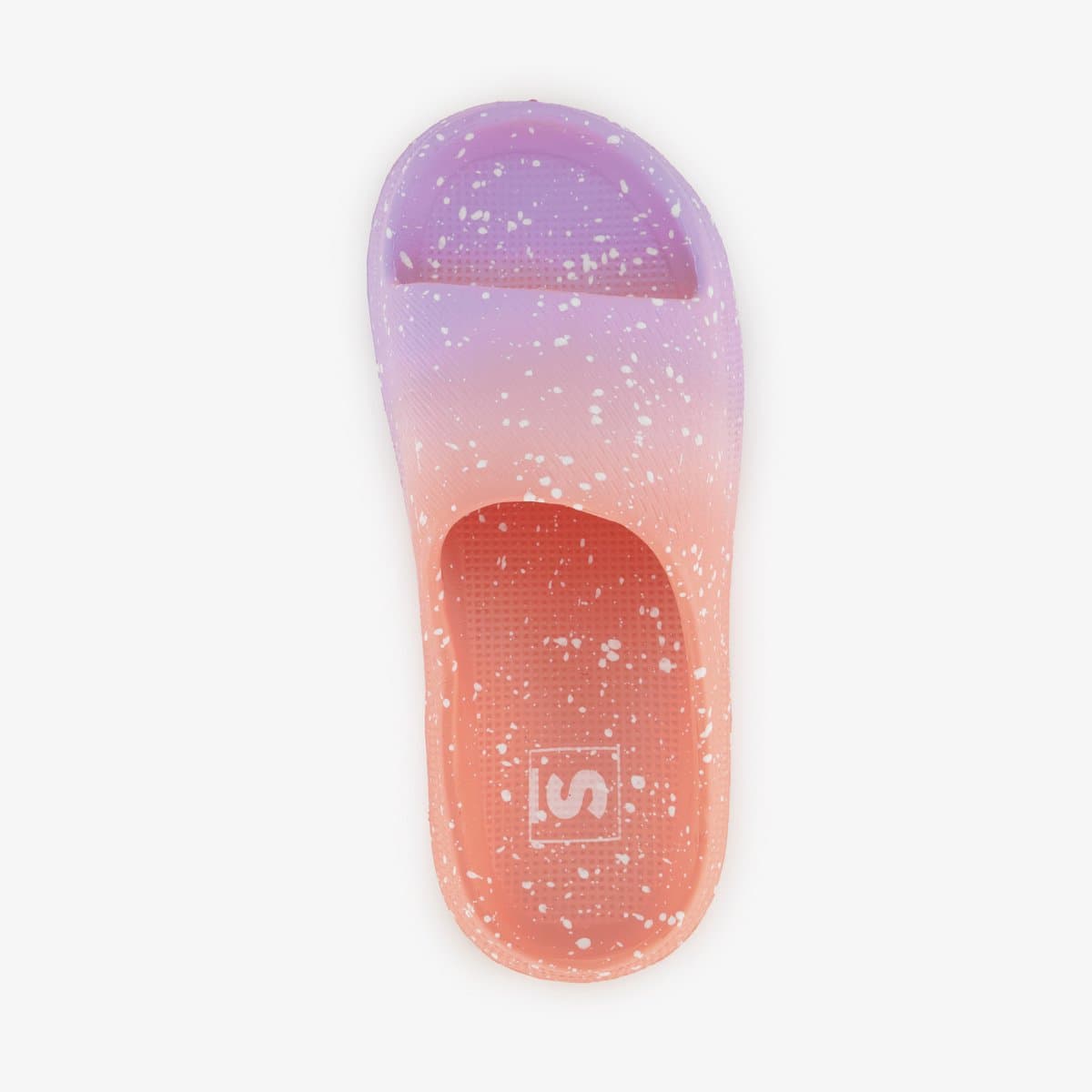 Kinder badslippers ombre roze paars - Maat 32