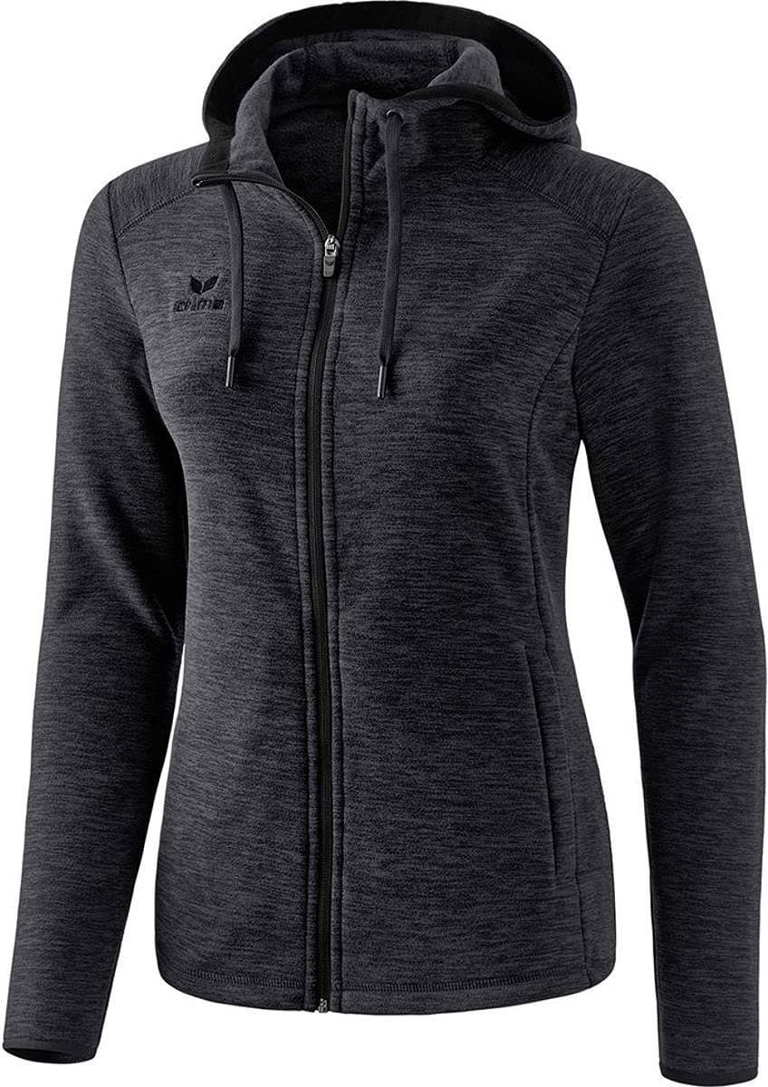 Erima Basic Fleece Jack - Jassen - zwart - 36