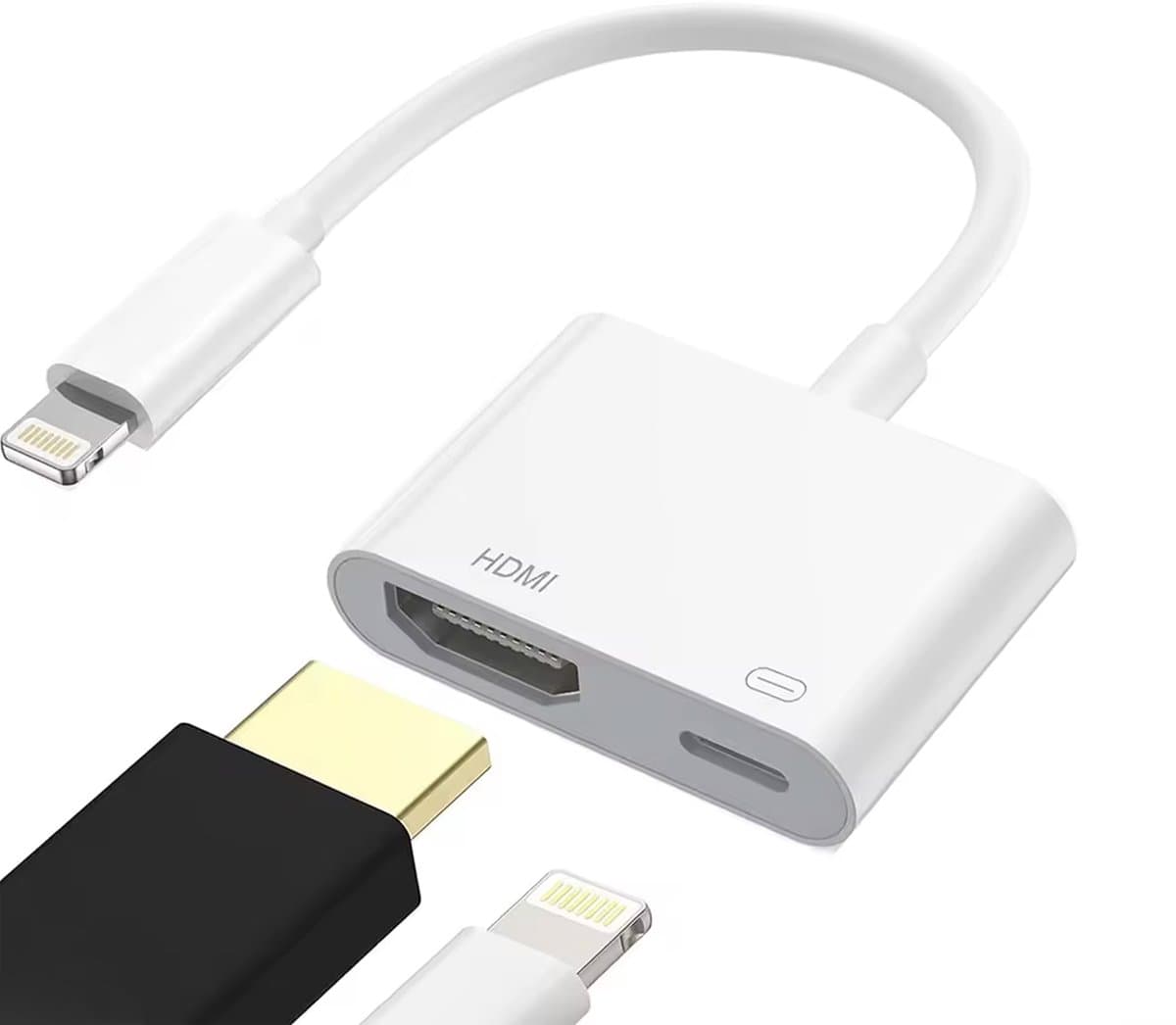 Ibley Lightning naar HDMI Adapter - 1080p - Geschikt voor iPhone en iPad - Plug & Play